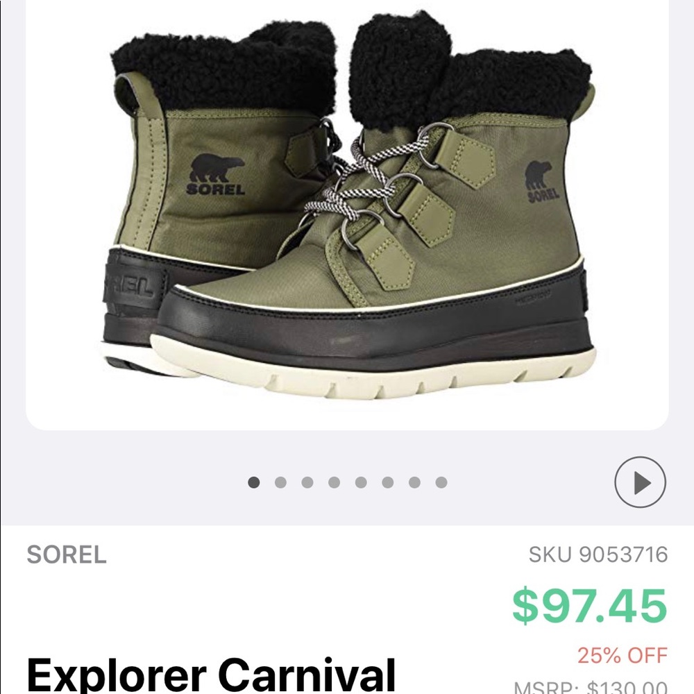 Sorel boots size 8.5